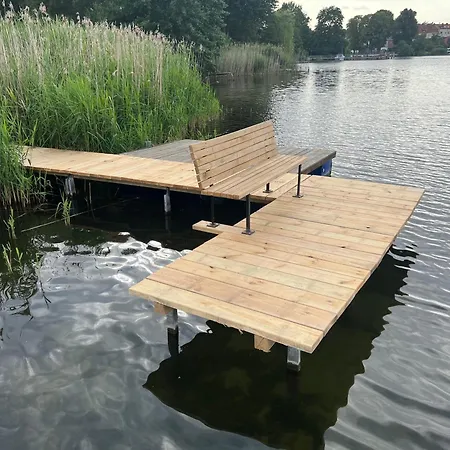 Ferienglueck Isolde Mit Direktem Zugang Zum See Grunheide Exterior photo